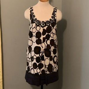 Kensie Circle Print Dress Sz M